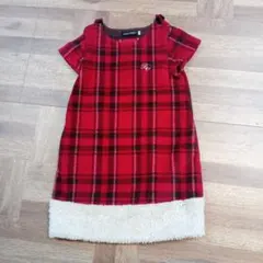 BeBe チェック柄ワンピース