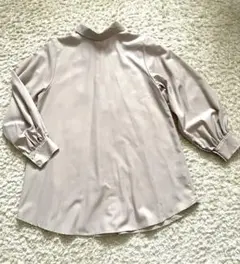 【新品未使用】ナノユニバース　ベージュ2wayブラウス