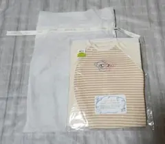 新品　ニコメール　ベビー服　ツーウェイ　ドレスオール　ロンパース　ベージュ　②