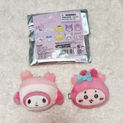 サンリオ ちいかわ シークレットヘアクリップ 古本屋　カニちゃん　マイメロ