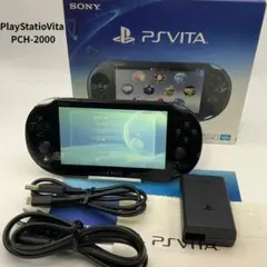 【美品　簡易動作確認済】PlayStatioVita ブラック PCH-2000