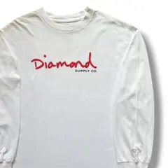90s Diamond Supply Co. OLD SKATE ロンT 白