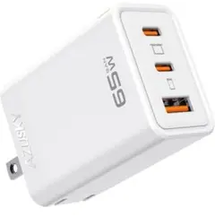 PD USB充電器 65W GaN Type C 急速充電器 高速 PD対応