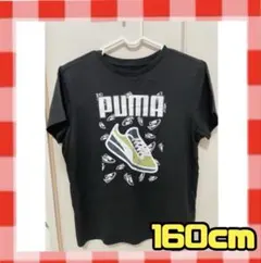 【中古美品】PUMA ブラック Tシャツ 160cm