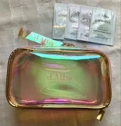 【新品未使用】d'Alba クリアポーチ サンプルセット