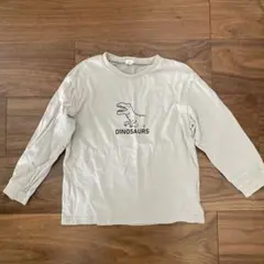 恐竜プリント長袖カットソー 100cm~