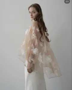 【Acka.】sheer over flare blouseのサムネイル