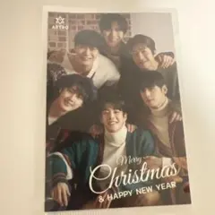 ASTROの会員限定ポストカード　クリスマス