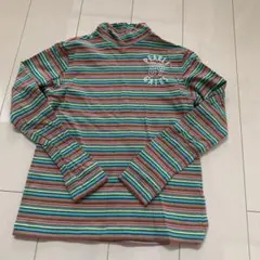 PEARLY GATES ストライプ ハイネックシャツ サイズ2