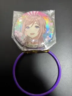 学園アイドルマスター オーロラ箔押し缶バッジ GIGO限定 藤田ことね