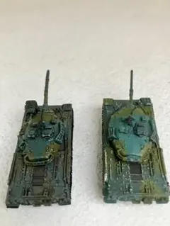 ワールドタンクミュージアム戦車二台セット★海洋堂・迷彩塗装ミリタリー フィギュア