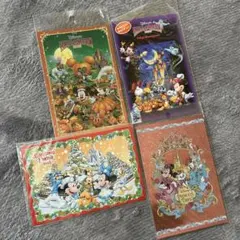 【新品未使用】ディズニーリゾート　ポストカード4枚