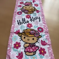 日焼けキティ　フェイスタオルのサムネイル