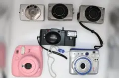 【動作未確認】instax mini 8+55 /フィルムカメラ 計6点セット