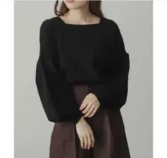 センスオブプレイスバイアーバンリサーチ ストレッチボリュームスリーブセーター