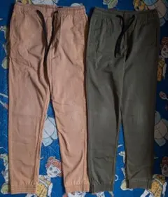 RAT EFFECT微起毛ジョガーパンツ2点セット 160cm