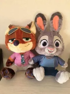 ズートピア ぬいぐるみセット ニック・ジュディ