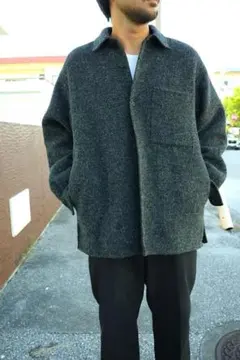 新品 YLEVE イレーヴ WOOL KEMP CO ショートコート