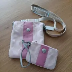 Coach ピンク ショルダーバッグ セット