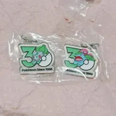 ポケモン 30周年 メタルチャームマスコット フシギダネ、フシギバナ セット
