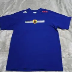 adidas サッカー日本代表 JFA Tシャツ ブルー Sサイズのサムネイル