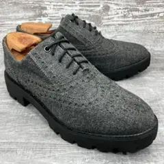 824 STACCATO シューズ ウール 厚底 グレー 24.5cmのサムネイル