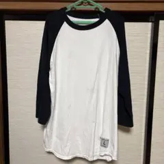 つ*ろ様 Champion ロングTシャツ L ホワイト/ブラック