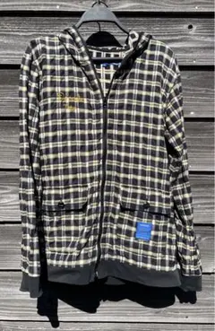 430 FOURTHIRTY チェック ジップパーカー サイズ2