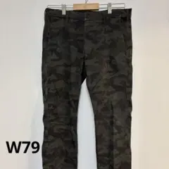 UNIQLO ユニクロ 迷彩柄ボトムス ストレッチ チノパンツ ダークカモ