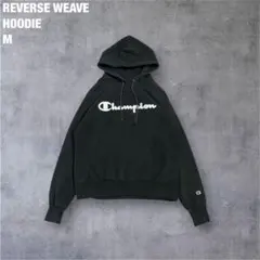 Champion リバースウィーブ REVERSE WEAVE フーディ 黒 M