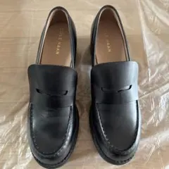 COLE HAAN コールハーン　カメア ラグ スリッポン ローファー　黒