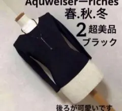 Apuweiser ーricheアプワイザーリッシェ春.秋.冬薄手ニット2超美品