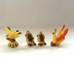 ポケモン初期　フィギュア　ファイヤー　サンダー　ピジョット　4体　任天堂