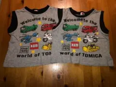 タンクトップ COMME CA FOSSETTE 2枚セット　トミカ　100