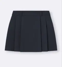 サイドプリーツスコート ブラック XXLのサムネイル