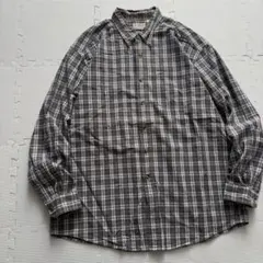 1990's L.L.Bean L/S flannel shirt check