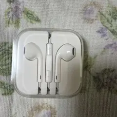Apple iPhoneイヤフォンホワイト ケース付き