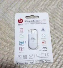 【未使用】ADAM Elements iKlips miReader C 4K