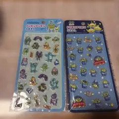 お値下げ　ぷくぷくシール　モンスターズインク　トイストーリーセット