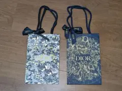 Dior ショップ袋 2枚セット クリスマス限定ショッパー