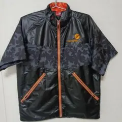 PARADISO 半袖ジャケット Lサイズ ブラック/オレンジ