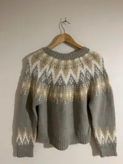 ノルディックセーター ニット