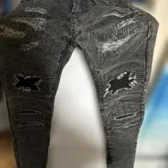 ダメージジーンズ レディース
