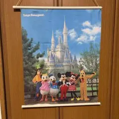 Tokyo Disneyland タペストリー ディズニーキャラクター レトロのサムネイル