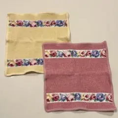 フェイラー 花柄タオルハンカチ 2枚セット❁