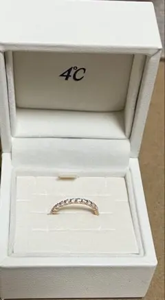 4℃ K10 ピンクゴールドリング