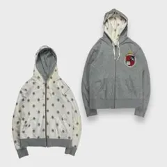 XLARGE × DUFFER コラボ リバーシブル ジップアップパーカー L