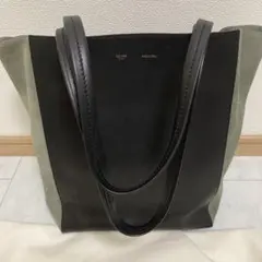 【美品】CÉLINE トートバッグ ブラック/グレー　正規品