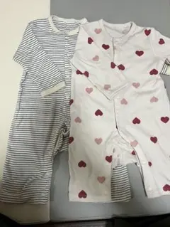 西松屋　ロンパース・カバーオール 2点セット 70-80cm