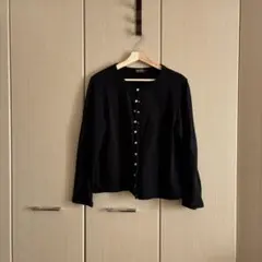 デコイ decoy カーディガン ボタン　黒　シンプル